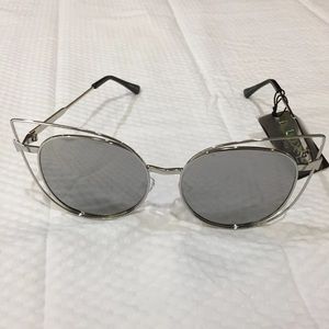 Women Silver Clubmaster Sunglasses